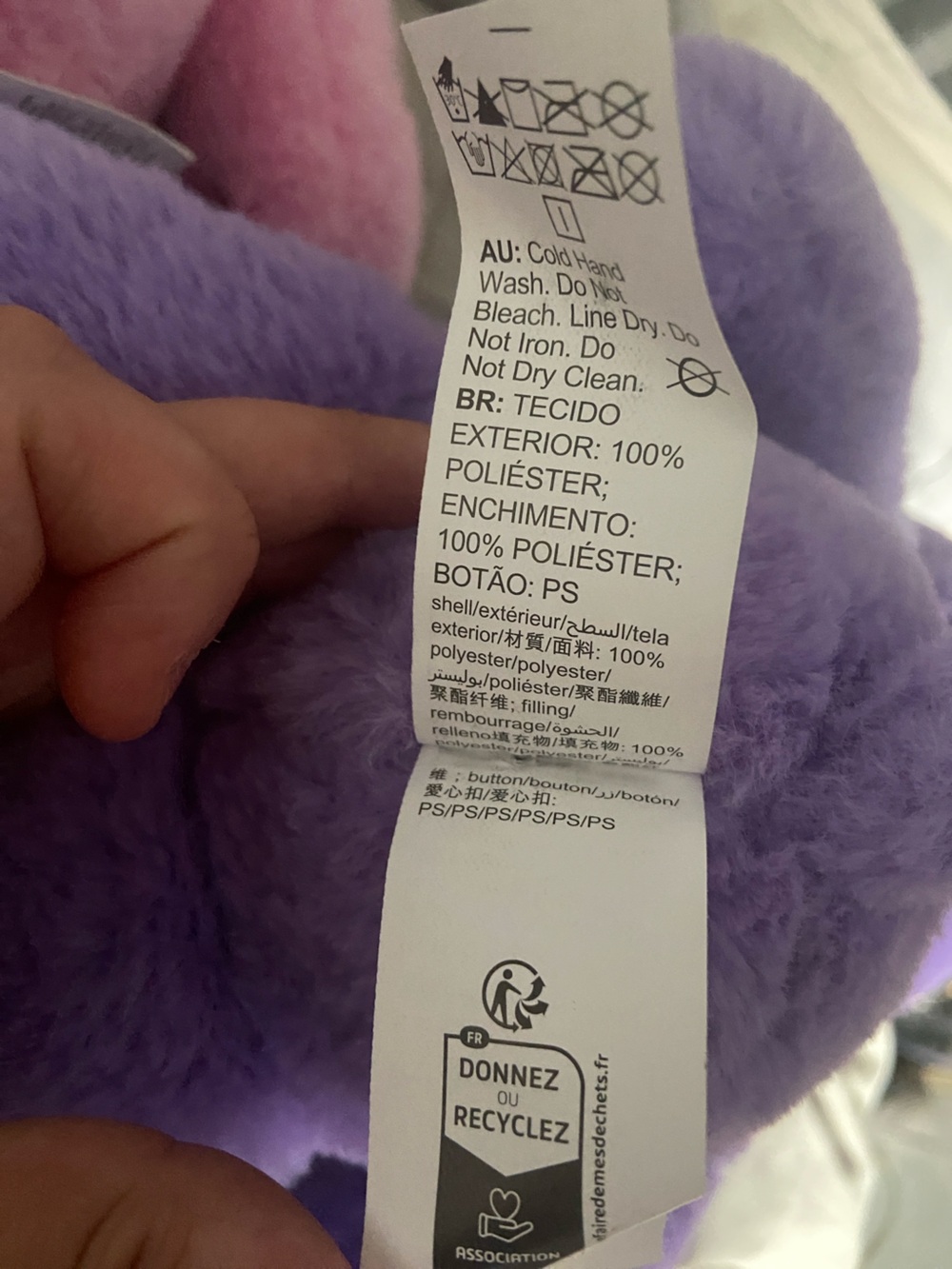 Lot of 3 Miniso Care Bear Plushies - Picture 8 of 8